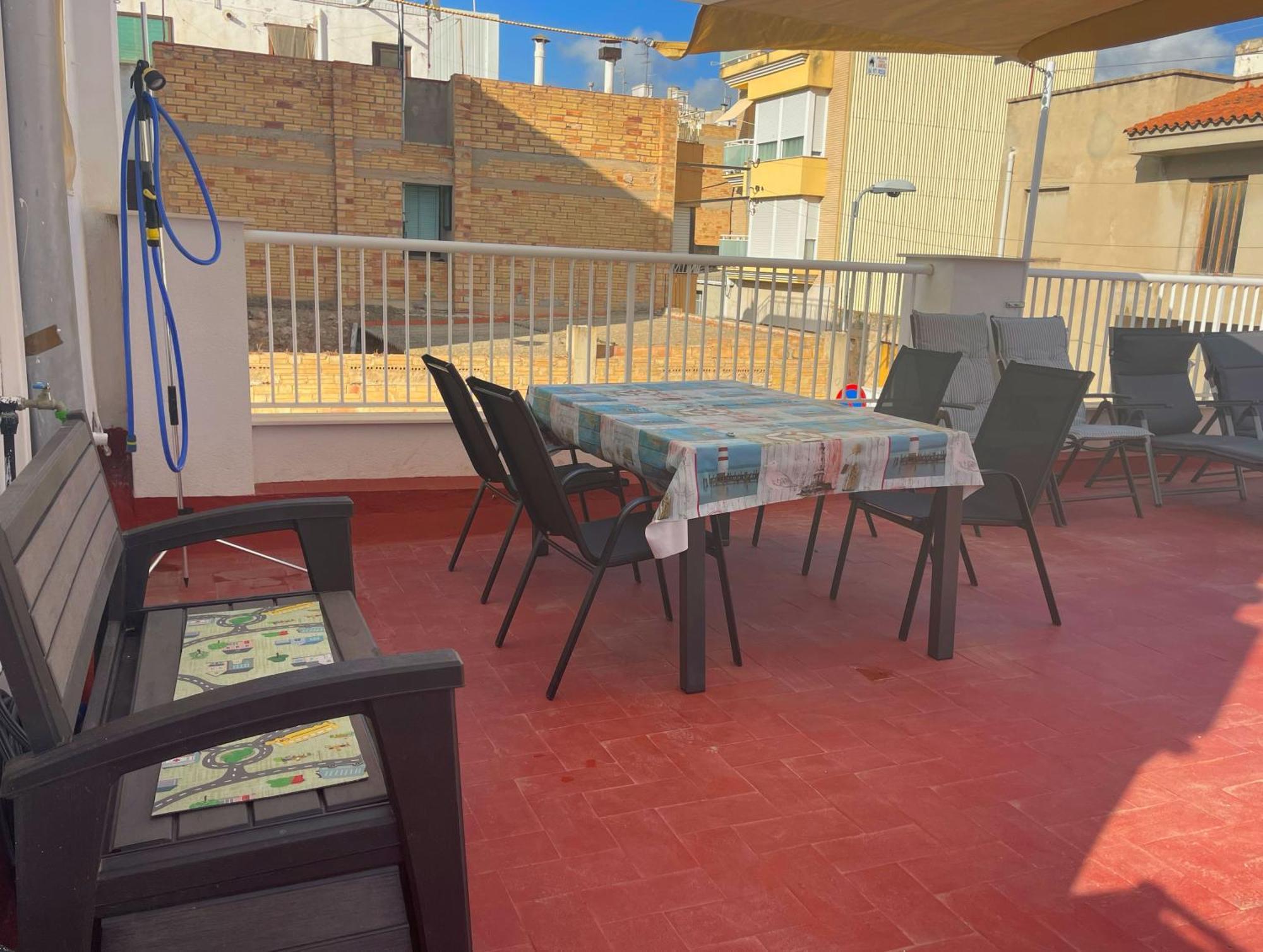 Villa Lleida 25, casa de poble amb àmplia terrassa Sant Carlos de la Ràpita Esterno foto